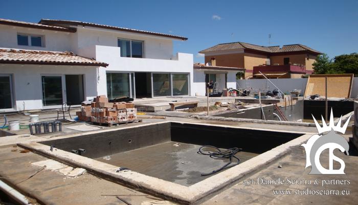 Progetti per vasche idromassaggio e piscine per il nuoto in villa